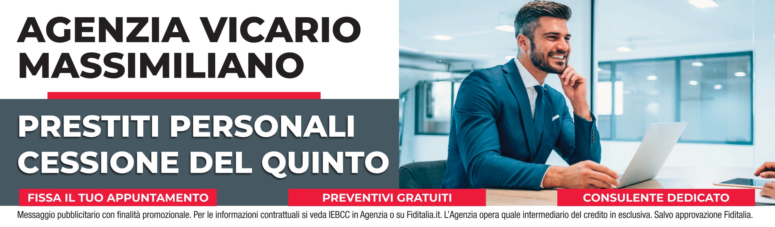 Contatti Agenzia Vicario Massimiliano filiali Fiditalia - Prestiti personali, Cessione del quinto